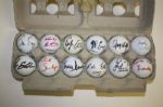 Lot of 12 Signed Golf Balls #16