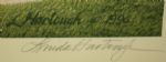 Linda Hartough Limited Edition #20/300 Framed Painting 9th Hole and Clubhouse - Quaker Ridge - 1997 Walker Cup