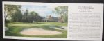 Linda Hartough Limited Edition #20/300 Framed Painting 9th Hole and Clubhouse - Quaker Ridge - 1997 Walker Cup