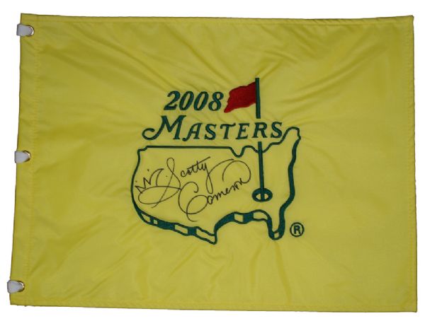 Scotty Cameron Autographed 2008 Masters Flag JSA COA