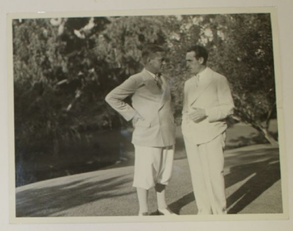 Bobby Jones with 1930s Comedian Harold Lloyd