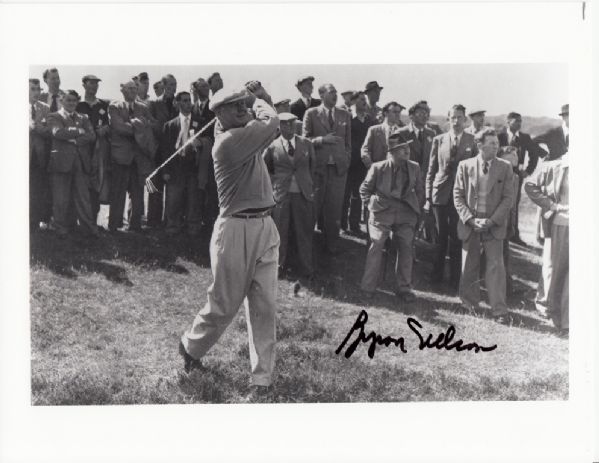 Byron Nelson Autographed 8x10 Photo