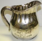 Nassau Country Club Champions Handicap Trophy Pitcher - September 3, 1900