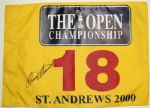 Lot of (5) Sam Snead Signed 2000 British Open Flags - St. Andrews