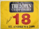 Lot of (5) Sam Snead Signed 2000 British Open Flags - St. Andrews