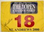 Lot of (5) Sam Snead Signed 2000 British Open Flags - St. Andrews