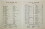 Complete Set of 1986 Masters Pairing Sheets (All 4 Days) with an Entrance Badge From The Historic Event