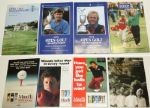 Lot of 17 Autographed British Open Programs 1960-2004
