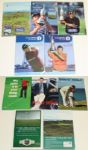 Lot of 17 Autographed British Open Programs 1960-2004
