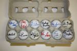 Lot of 12 Signed Golf Balls #18