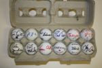 Lot of 12 Signed Golf Balls #25