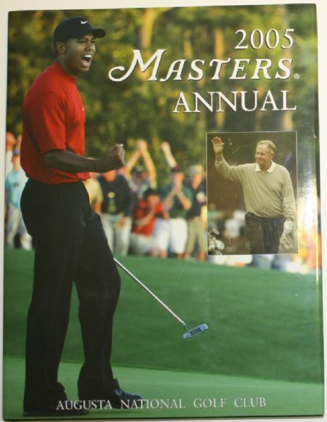 2005 Masters Annual with Rare Dust Jacket Cover-Tigers 4th Masters title