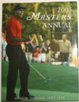 2005 Masters Annual with Rare Dust Jacket Cover-Tigers 4th Masters title