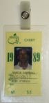 1989 Official Masters Caddy Badge - Mark OMeara - 2"x3"