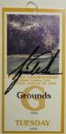Tiger Woods Signed 1999 Medinah PGA Ticket-2ND Major Win