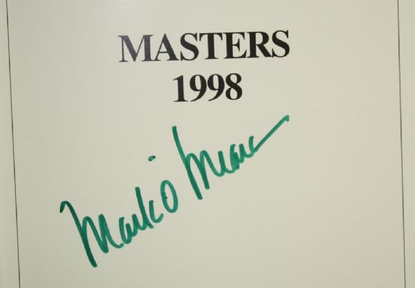 Mark OMeara Signed 1998 Masters Annual