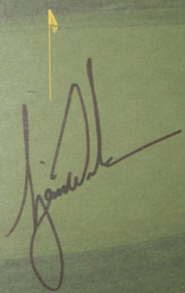Tiger Woods Signed 2001 Masters Annual