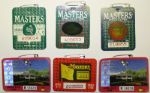 Lot of 6 Masters Badges - 90-93 and 98(2)