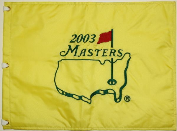 2003 Masters Embroidered Flag