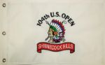 2004 US Open Shinnecock Hills Embroidered Flag - Retief Goosen Winner