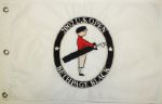 2002 US Open Bethpage Black Embroidered Flag - Tiger Woods Winner