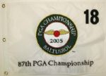 2005 PGA Championship Baltusrol Embroidered Flag - 87th - Phil Mickelson Winner