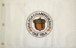 2003 PGA Championship Oak Hill Embroidered Flag - 85th - Shaun Micheel Winner