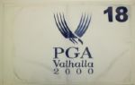 2000 PGA Championship White Screen Valhallla Flag - Tiger Woods Winner