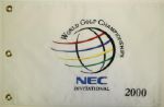 2000 WGC NEC Invitational Flag - Tiger Woods Winner