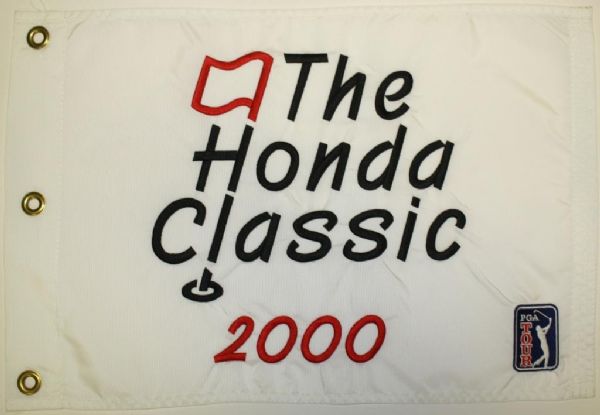 2000 The Honda Classic PGA Tour Embroidered Flag TPC at Heron Bay - Dudley Hart Winner