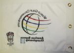 2001 WGC AMEX Championship Embroidered Flag -Bellerive-Event Cancelled 9/11