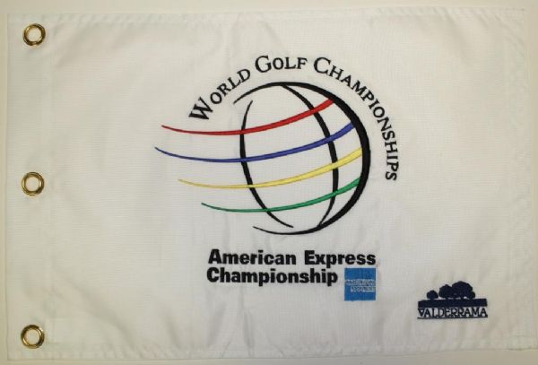 WGC AMEX Championship Embroidered Flag - Valderrama-Tiger Woods