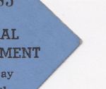 1934 Augusta National Invitational (Masters) Final Round Sunday Ticket