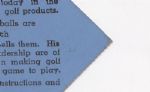 1934 Augusta National Invitational (Masters) Final Round Sunday Ticket