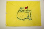 Rory McIlroy Signed 2011 Masters Embroidered Flag - Short Signature
