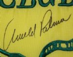 Arnold Palmer Signed Augusta National Golf Club (Members Only)Embroidered Flag
