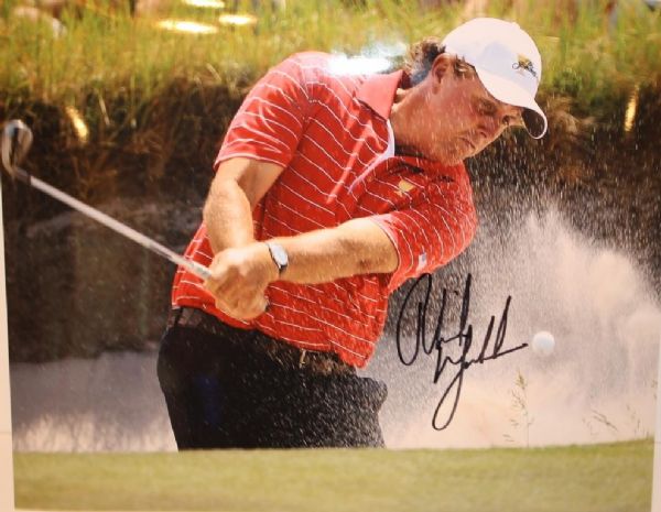 Phil Mickelson Signed 11 x 14
