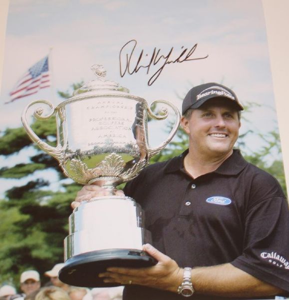 Phil Mickelson Signed 11 x 14