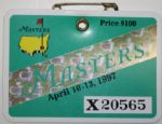 1997 Masters Badge- Tiger Woods First of 14 Major Championships