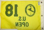 2002 Bethage Black US Open Yellow Screen  Printed Flag-Tiger Wins!