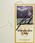 Tiger Woods Signed Tuesday Ticket from 1999 PGA Championship at Medinah