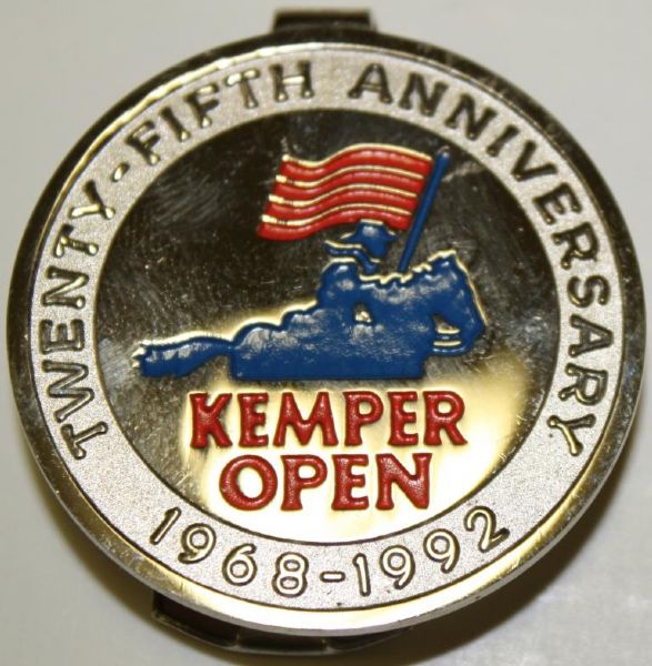 1992 Kemper Open Money Clip-25th Anniversary