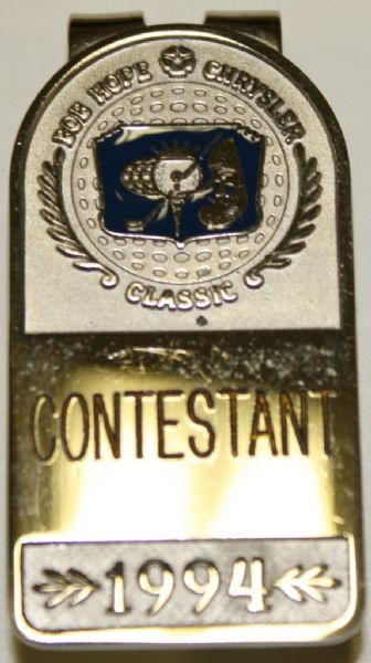 1994 Bob Hope Chrylser Classic Contestant Money Clip