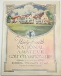 1930 US Amateur Program Merion C C-Bobby Jones wins Grand Slam
