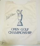 1990 British Open Caddy Bib Mark OMeara-Signed by OMeara