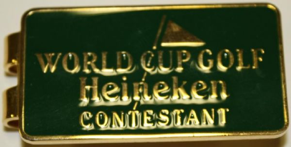 World Cup Golf Heineken Contestant Money Clip