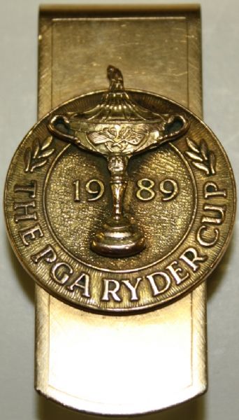 1989 Ryder Cup Player Issued Money Clip