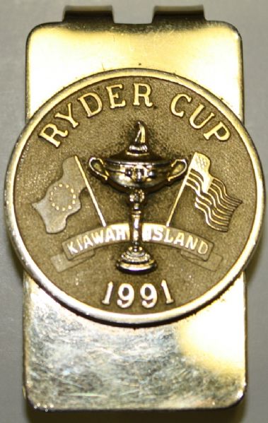 1991 Ryder Cup Player Issued Money Clip
