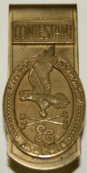 1990 PGA Contestants Money Clip - Shoal Creek