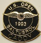 1993 US Open Caddy Pin - Baltusrol